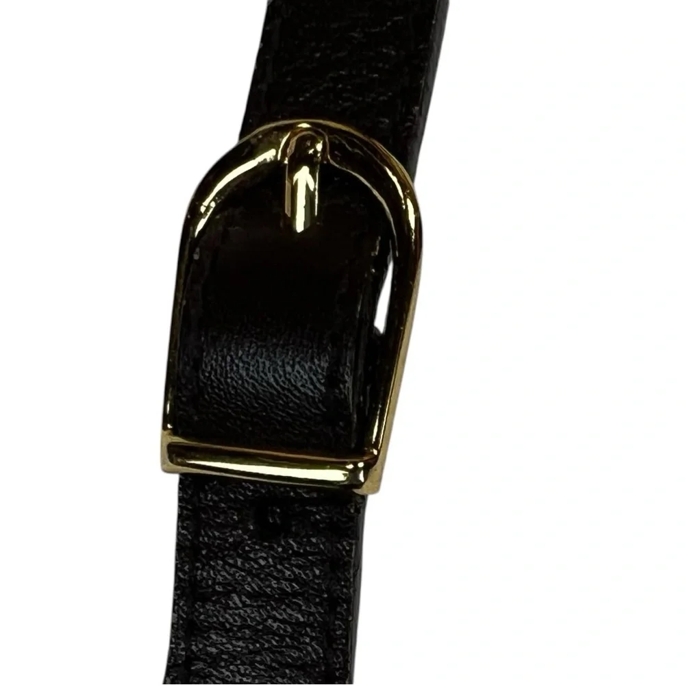 Vintage Etienne Aigner Dark Brown Leather & Suede Crossbody with gold hardware